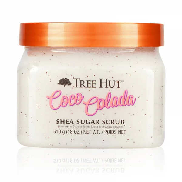 Exfoliante shea sugar scrub coco colada 510 GR TREE HUT