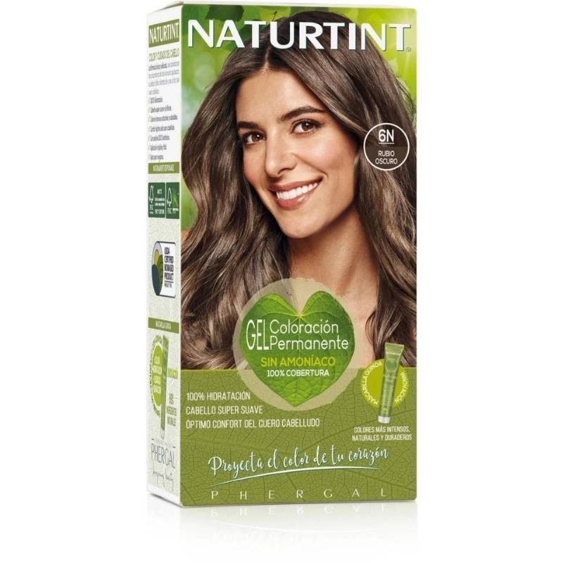Tintura Permanente 6N Natural Sin Amoniaco Naturtint 235 Gr - NATURTINT - Aldea Nativa
