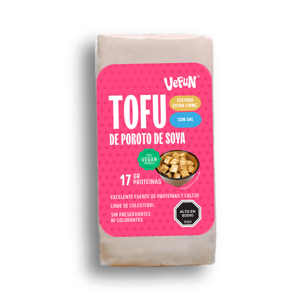 Tofu extra firme con sal 500 gr Vefun - Vefun - Aldea Nativa
