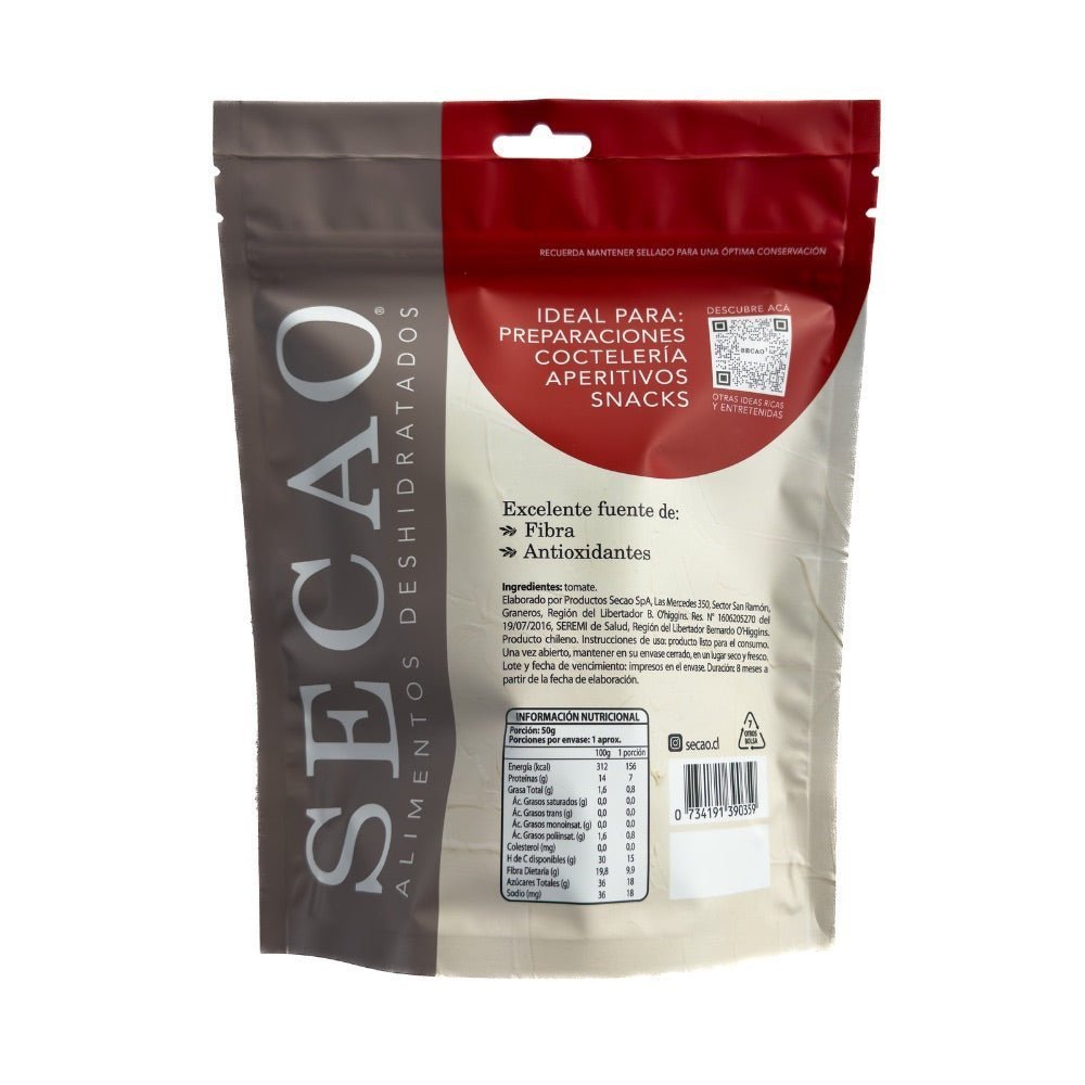 Tomate deshidratado Secao 70 Gr - SECAO - Aldea Nativa