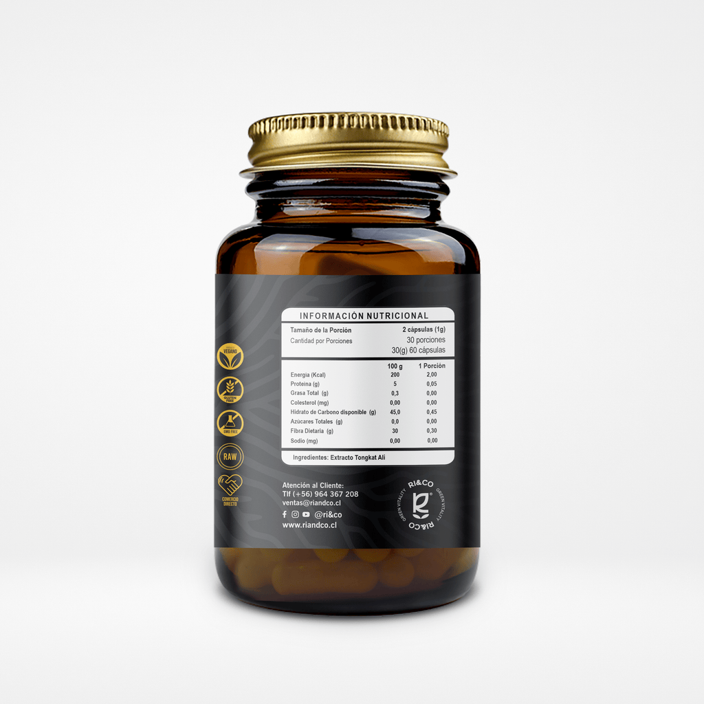Tongkat Ali 60 cap Ri&Co - RI&CO - Aldea Nativa