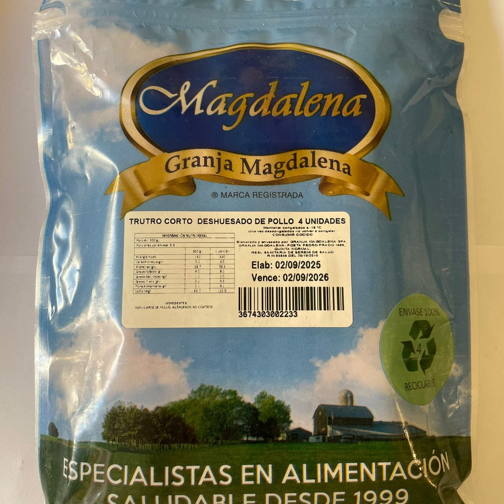 Trutro corto deshuesado 800 gr Granja Magdalena - GRANJA MAGDALENA - Aldea Nativa