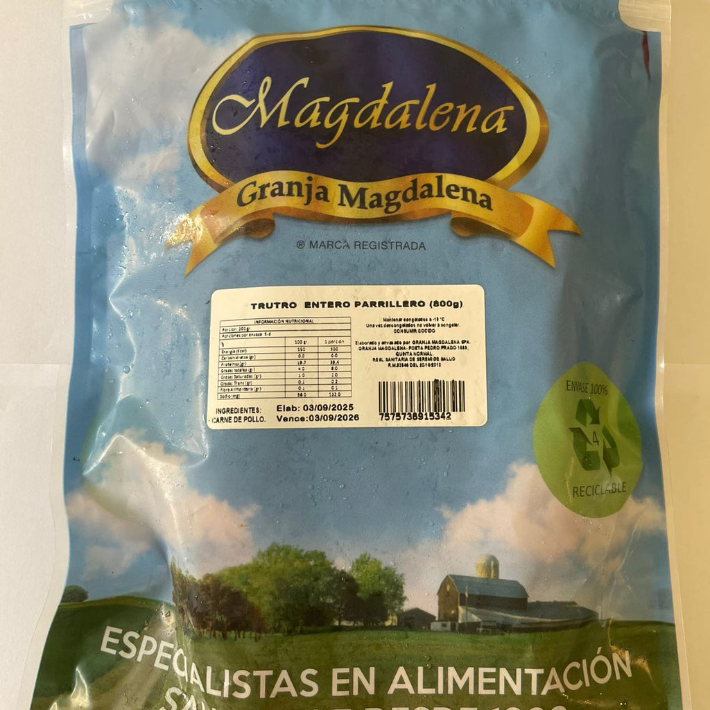 Trutro entero parrillero 800 gr Granja Magdalena - GRANJA MAGDALENA - Aldea Nativa