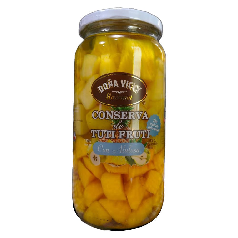 Tuti fruti en conserva con alulosa 1 KG DOÑA VICKY - DOÑA VICKY - Aldea Nativa