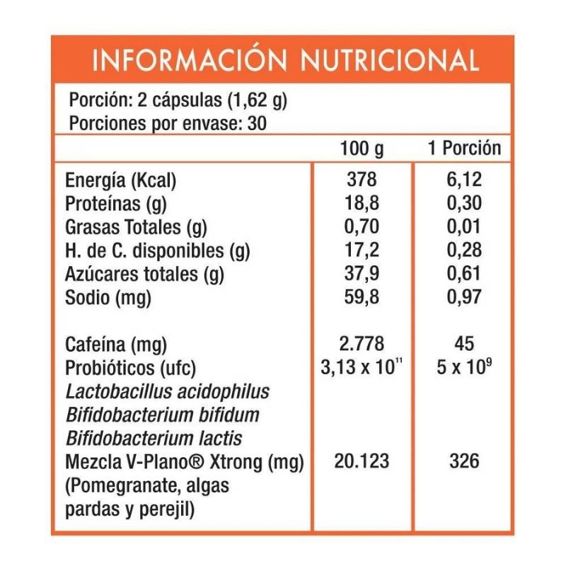 V Plano Xtra Strong Nutrapharm 60 Caps - NUTRAPHARM - Aldea Nativa
