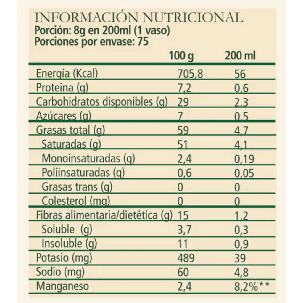 Veggi Milk Coco 600gr Aquasolar - AQUASOLAR - Aldea Nativa