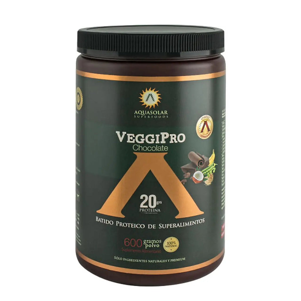 Veggi Pro Chocolate 600gr Aquasolar - AQUASOLAR - Aldea Nativa