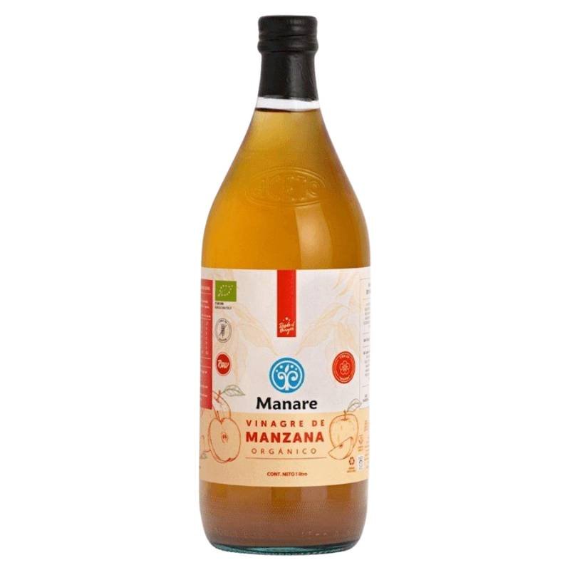 Vinagre Manzana Org Manare 1 Lt - MANARE - Aldea Nativa