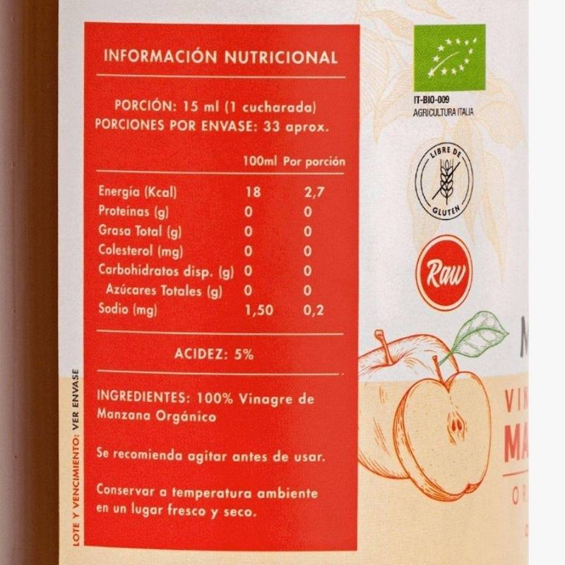 Vinagre Manzana Org Manare 500 Ml - MANARE - Aldea Nativa