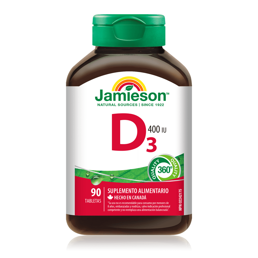 Vitamin D 400 IU 90 cap Jamieson - JAMIESON - Aldea Nativa