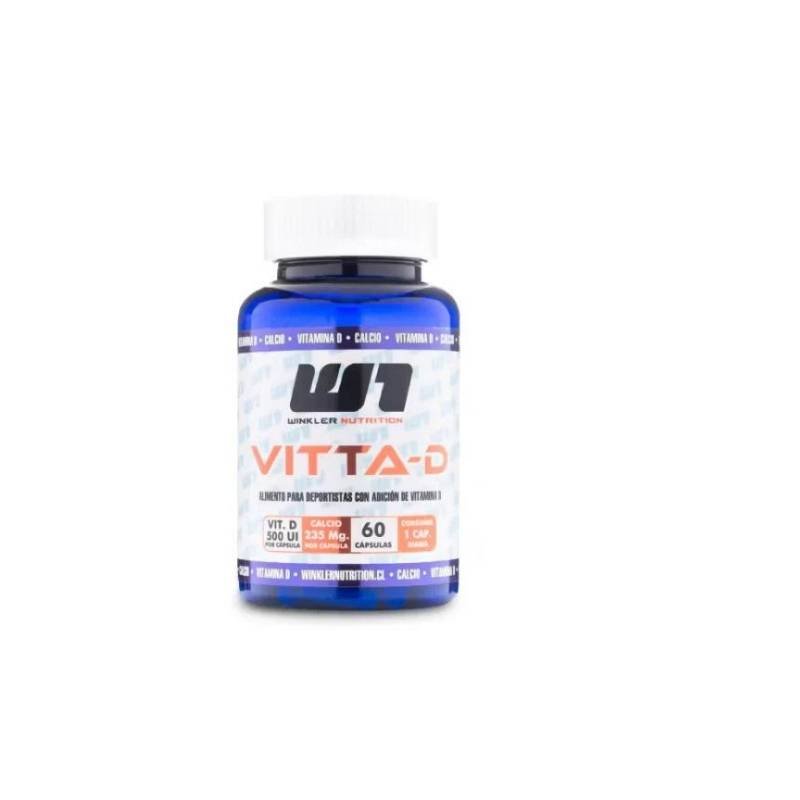 Vitta D Vit D 500 Ui + Ca Winkler Nutrition 60 Cap - WINKLER NUTRITION - Aldea Nativa