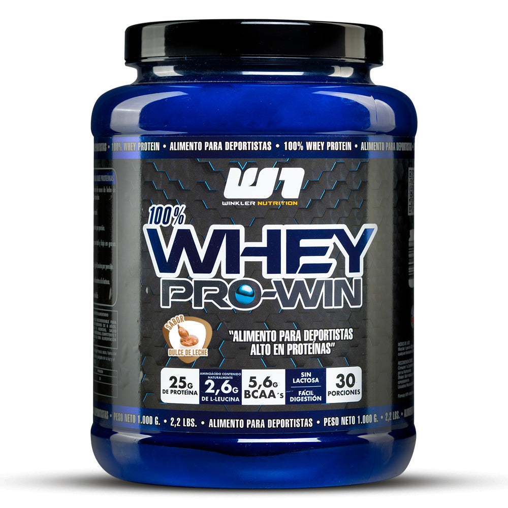 Whey pro win dulce de leche 1 KG WINKLER NUTRITION