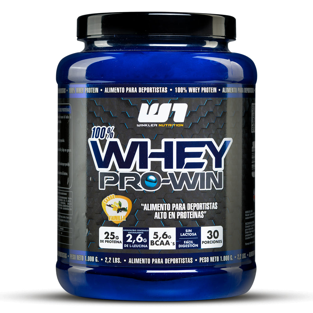 Whey pro win vainilla 1 KG WINKLER NUTRITION