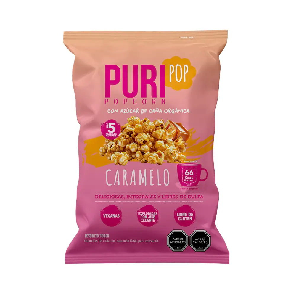 Puripop popcorn caramelo 200 GR PURI