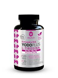 Yodo plus L - tirosina 120 CAP WELLPLUS - WELLPLUS - Aldea Nativa