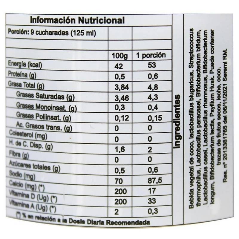 Yogurt Griego de Coco Zabdi 450 Gr - ZABDI - Aldea Nativa