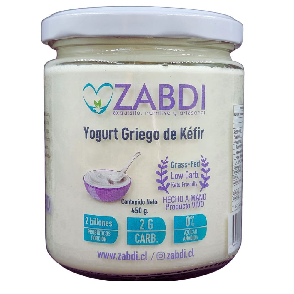 Yogurt Griego de Kefir Zabdi 450 Gr - ZABDI - Aldea Nativa