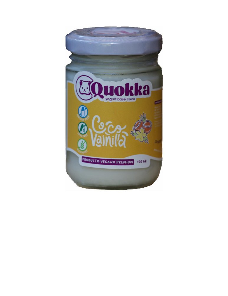 Yogurt Vegano coco vainilla 150 gr Quokka - QUOKKA - Aldea Nativa