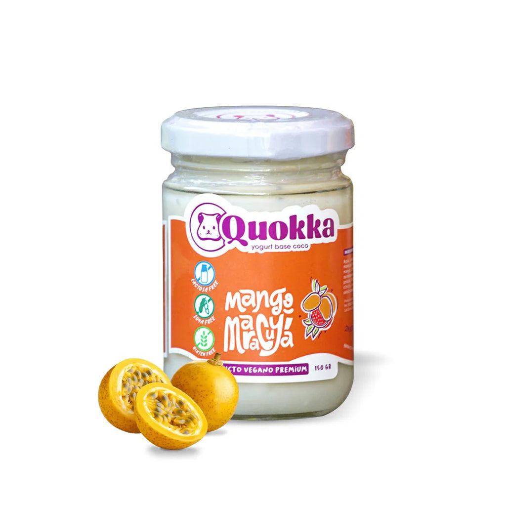 Yogurt Vegano mango maracuya 150 gr Quokka - QUOKKA - Aldea Nativa