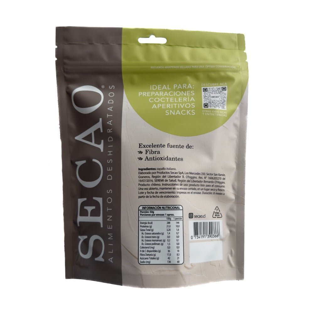 Zapallo Italiano deshidratado Secao 70 Gr - SECAO - Aldea Nativa