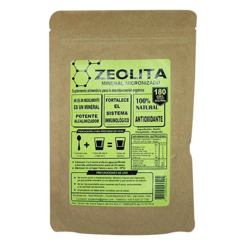 Zeolita Polvo Biozeolita 180 Gr - BIOZEOLITA - Aldea Nativa