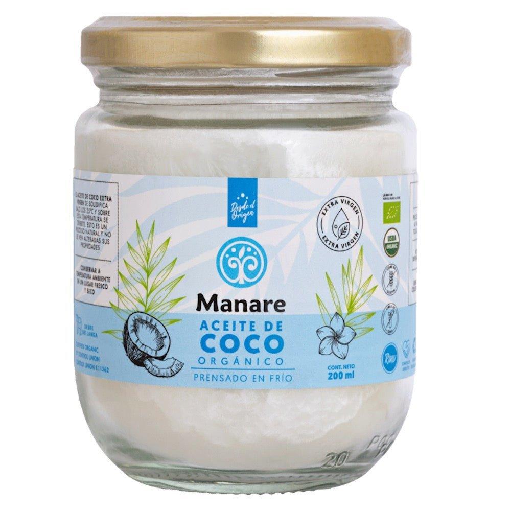 Aceite de Coco Org Manare 200 Ml - MANARE - Aldea Nativa